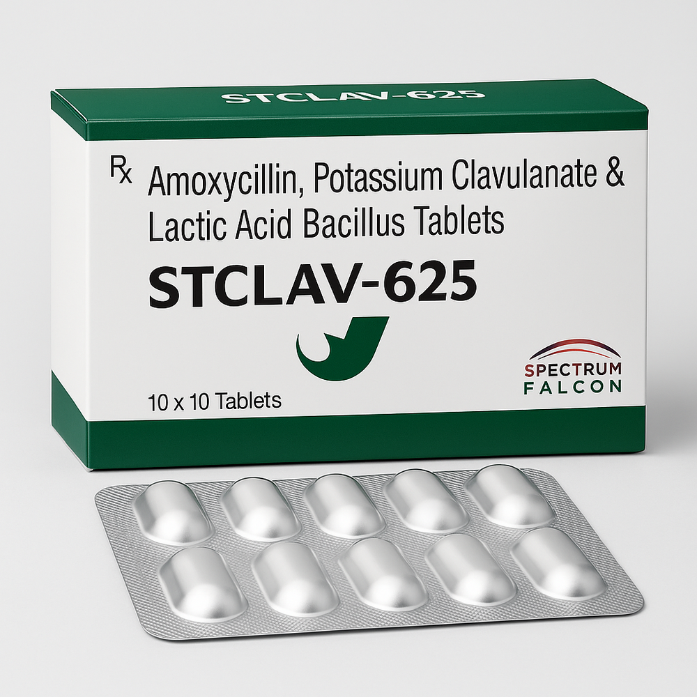 Amoxycillin Potassium Clavulanate & Lactic Acid Bacillus Tablets