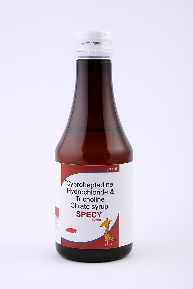 Cyproheptadine Hydrochloride & Tricholine Citrate syrup
