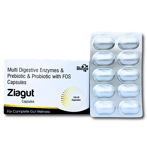 Multi Diestive Enzymes And Prebiotic And Probiotic With Fos Capsules - Drug Type: General Medicines