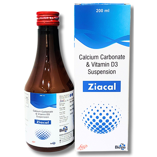 200 ML Calcium Carbonate And Vitamin D3 Suspension