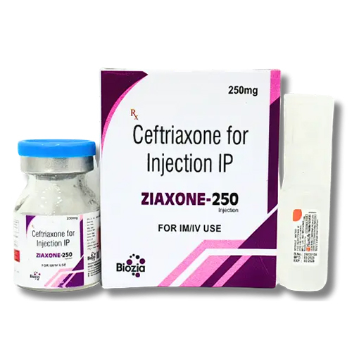 250 MG Ceftriaxone For Injection IP
