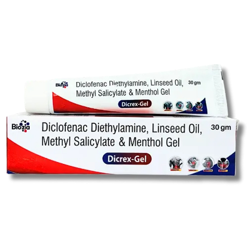 30 GM Diclofenac Diethylamine Linseed Oil Methyl Salicylate And Menthol Gel