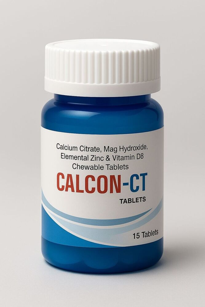 Calcium Citrate, Mag Hydroxide, Elemental Zinc & Vitamin D8  Chewable Tablets