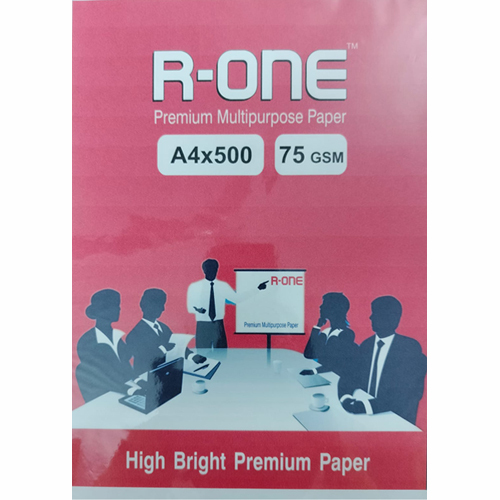 R One A4 X500 High Bright Premium Copier Sheet - Color: White