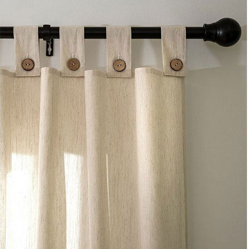 Curtain Head Designs - Color: Off White