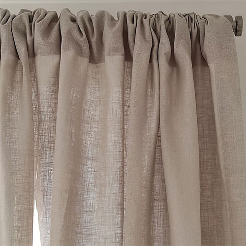 Curtain Head Designs - Color: Off White