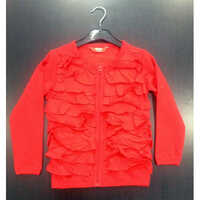 Girls Tops Fleece With Frills 240 GSM