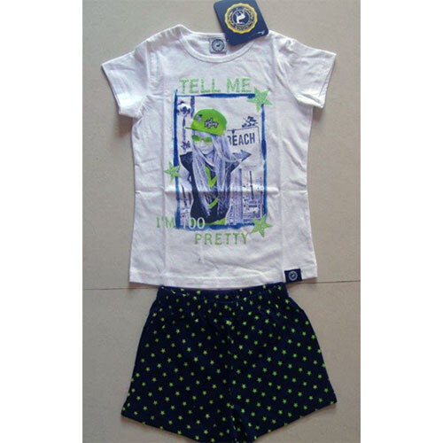 Girls Set Single Jersey With Aop 140 GSM