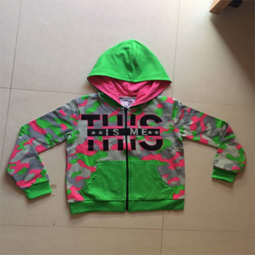 Girls Hoodie Fleece 240 Gsm - Color: Multicolor