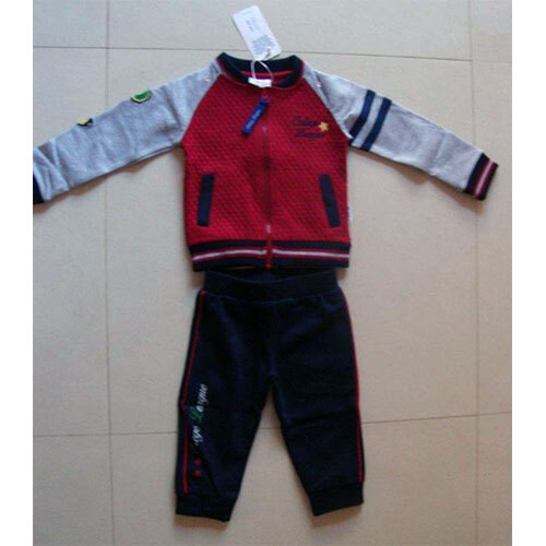 Funnel Neck With Qulited Fleece 280 GSM With Knitted Denim 220 GSM