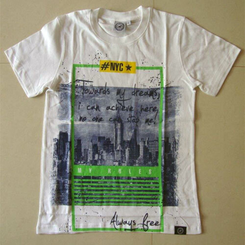 Boys T-shirt Single Jersy 140 GSM