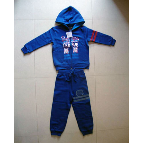 Boys Hoodie Set 240 Gsm - Color: Blue