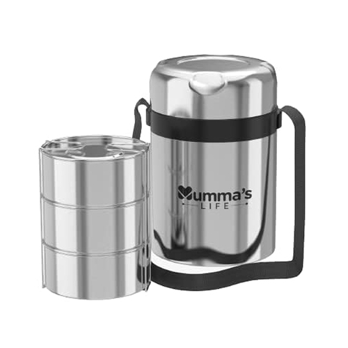 Steel Lunch Box - Capacity: 240 Milliliter (Ml)