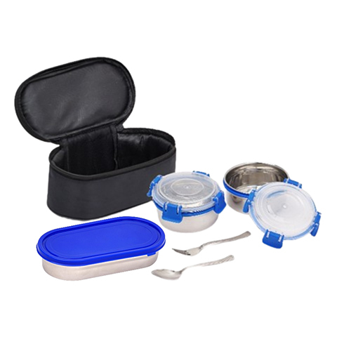 Beam Stainless Steel Lunch Box - Color: Silver