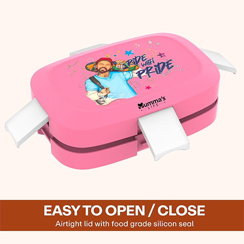 Pink Stainless Steel Tiffin Box