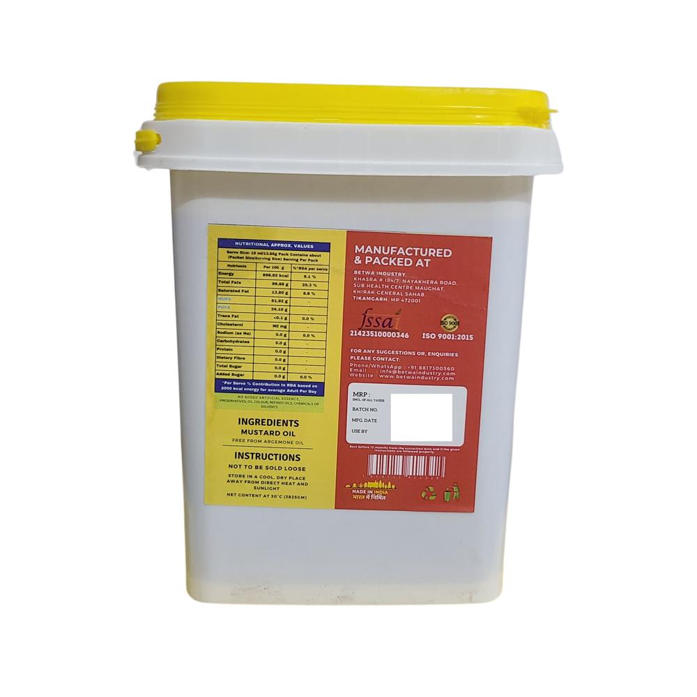 KHEER GANGA Cold Pressed Mustard Oil 4.20 LTR