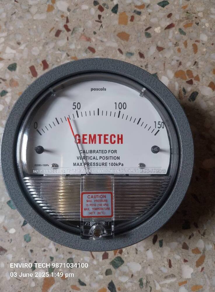 GEMTECH OMEGA TOP PRESSURE GAUGE