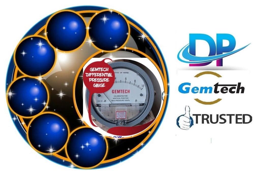 Series G2000 Gemtech Differential Pressure Gauges Model G2300-500 Pa - Accuracy: A 2% Of Full Span At 70(21(a 3% On -0