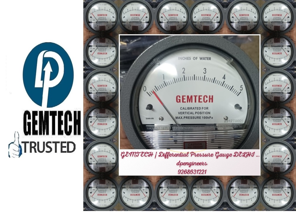 Series G2000 GEMTECH Differential Pressure Gauges 15 PSIG