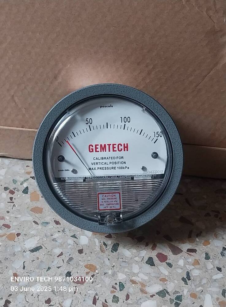 GEMTECH OMEGA SERIES G2000 DIFFERENTIAL PRESSURE GAUGE