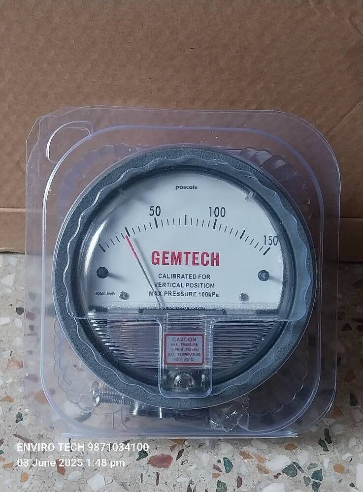 GEMTECH OMEGA SERIES G2000 DIFFERENTIAL PRESSURE GAUGE