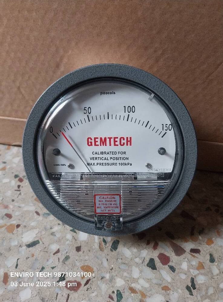 GEMTECH OMEGA SERIES G2000 DIFFERENTIAL PRESSURE GAUGE