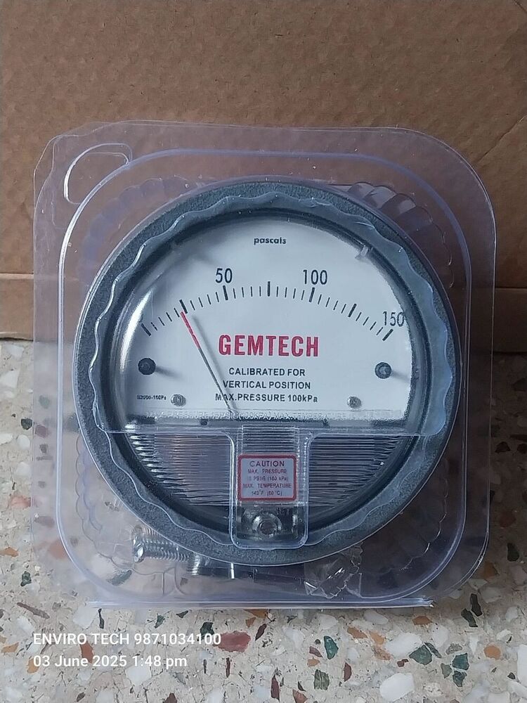 GEMTECH OMEGA DIFFERENTIAL PRESSURE GAUGE G2000