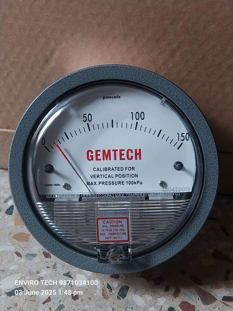 GEMTECH OMEGA DIFFERENTIAL PRESSURE GAUGE G2000