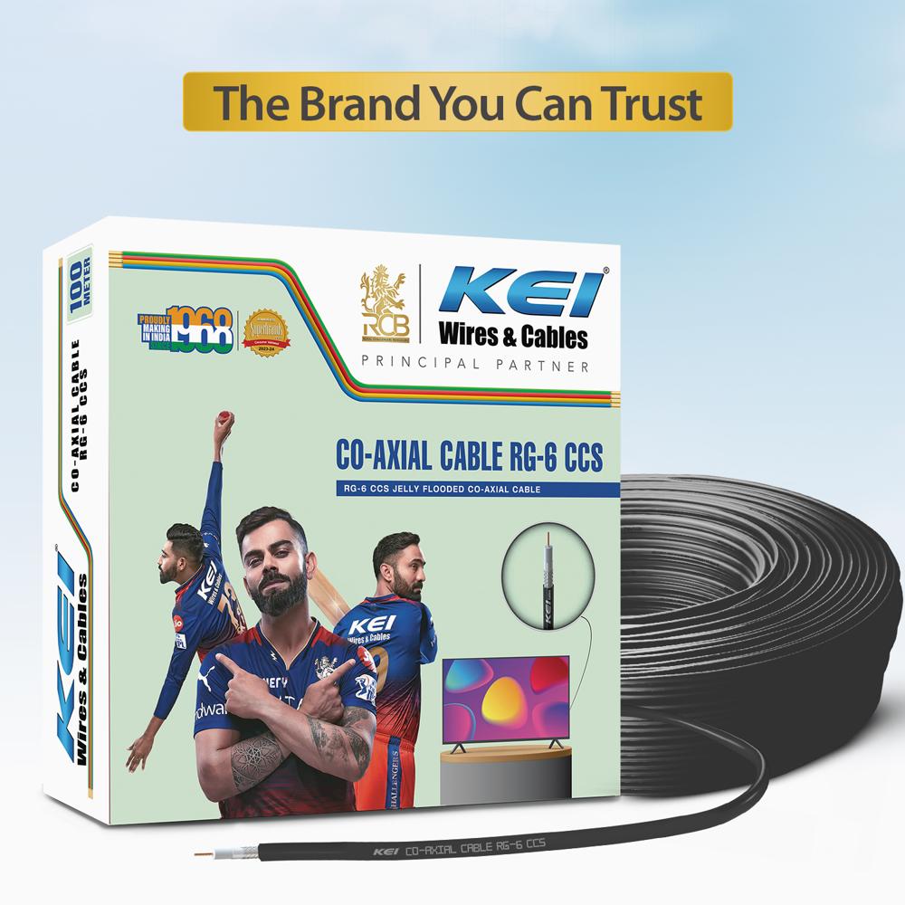 Rg 6 Ccs Coaxial Cable - Color: Different Available