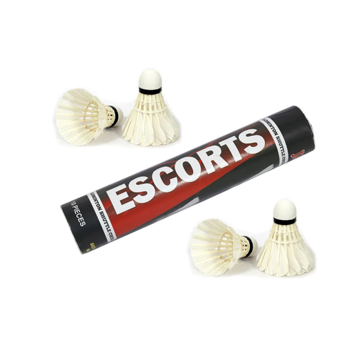 Escorts Badminton Shuttlecock - Color: White