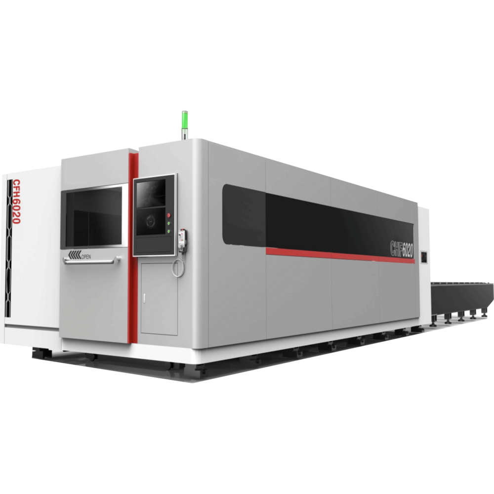 Fiber Laser Cutting Machine Open Type With Close Type Body