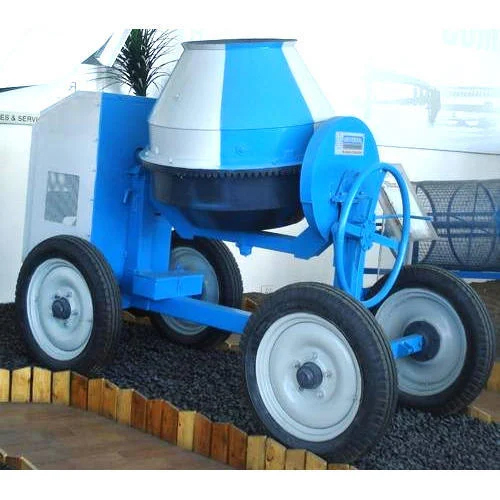 Portable Concrete Mixers - Color: Blue