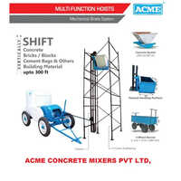 See Saw Material Lift Hoist With Electric Winch