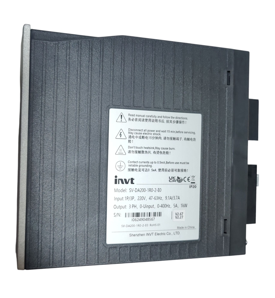 Invt Servo Sv-da200-1r0-2-e0 - Color: Black