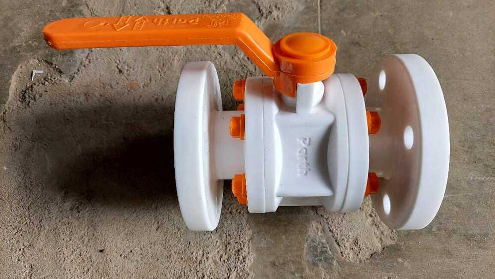 PP Ball Valve Flange End