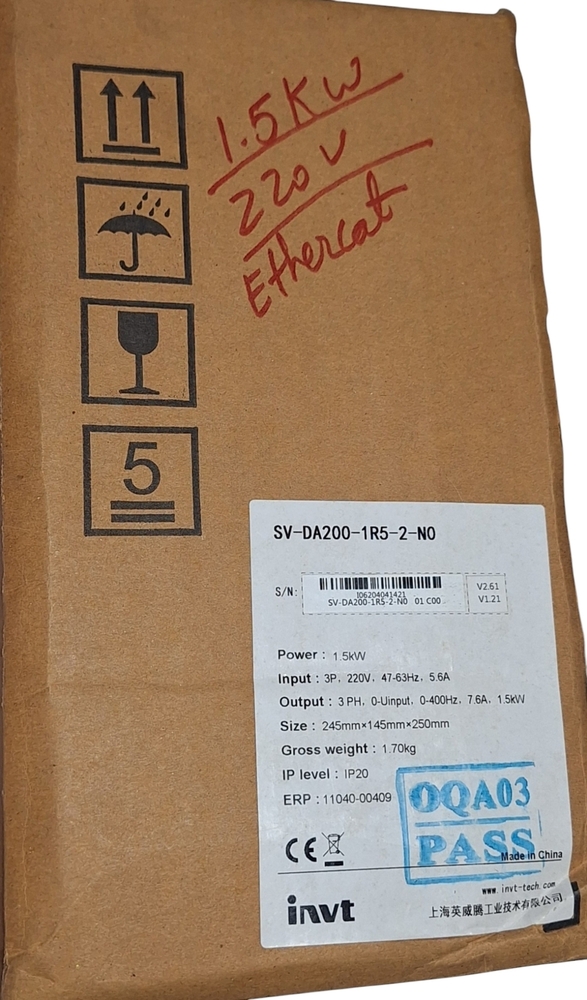 INVT SERVO sv-da200-1r5-2-n0