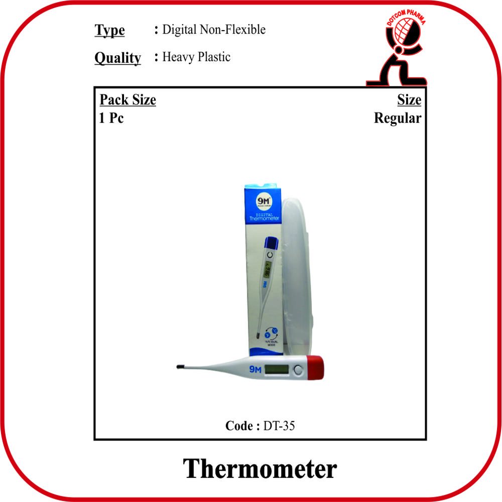 Thermometer Non-flexible - Application: Clinical Purpose