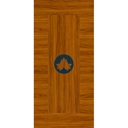 Klem 2008 Digital CNC Groove Laminate Door Skin - Laminate, 7 ft x 3 ft, Wooden Texture | Moisture, Scratch, UV, Fire Resistant, Sealed Edges, Customizable Size and Lock Position