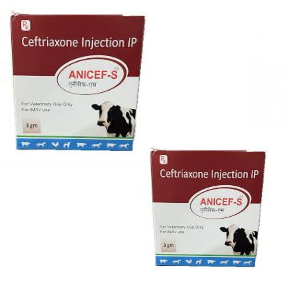 Anicef-S Ceftriaxone 3gm Injection