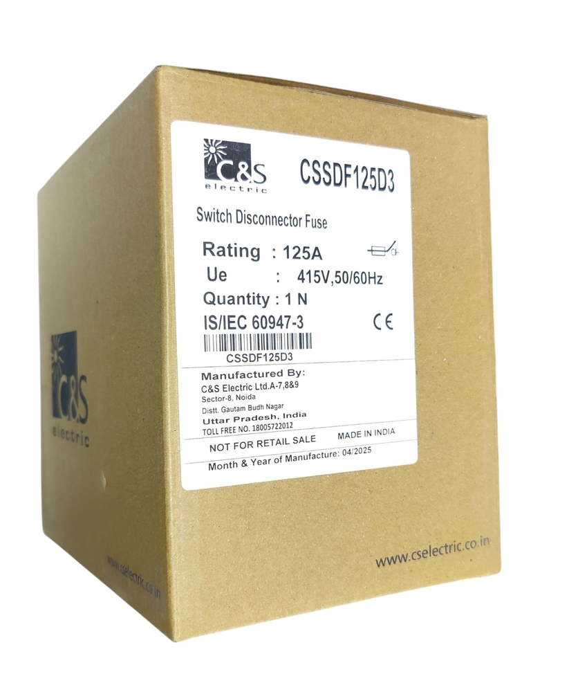 C&S SWITCH CONNECTOR FUSE POINT CSSDF125D3