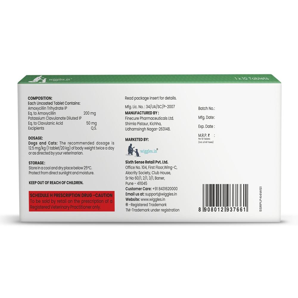 Wigclav 250 AMOXYCILLIN and POTASSIUM CLAVULANATE Tablets