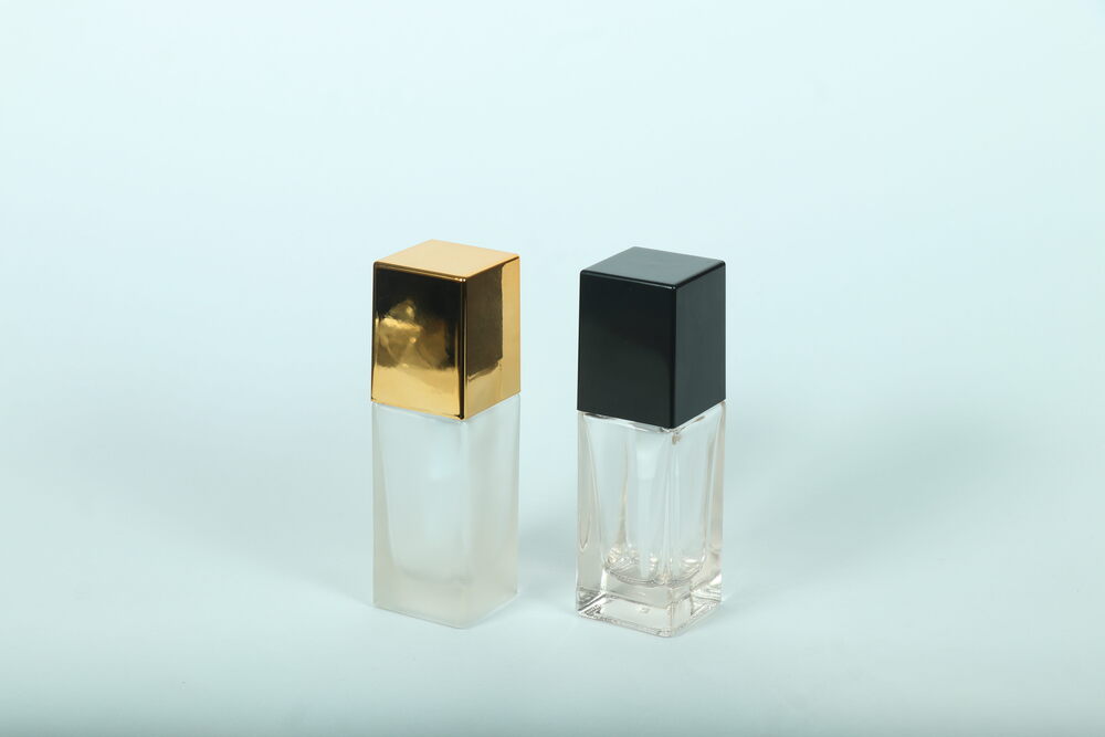 30ML CLEAR / CLEAR FROSTED FOUNDATION BOTTLE