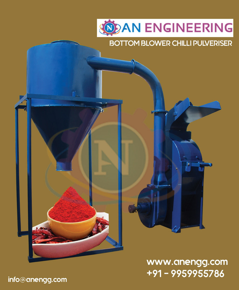 20hp Chilli Grinding Machine - Color: As Required