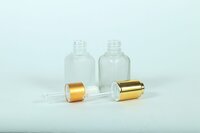 30ML GRID CLEAR FROSTED SQARE BOTTLE