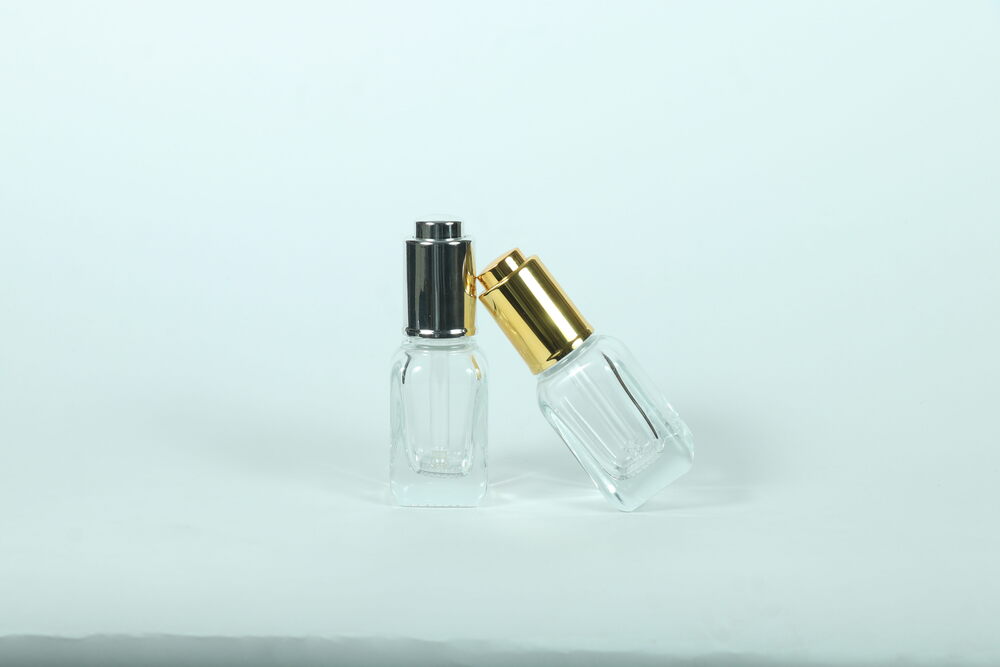 30ML CLEAR GRID SQARE BOTTLE
