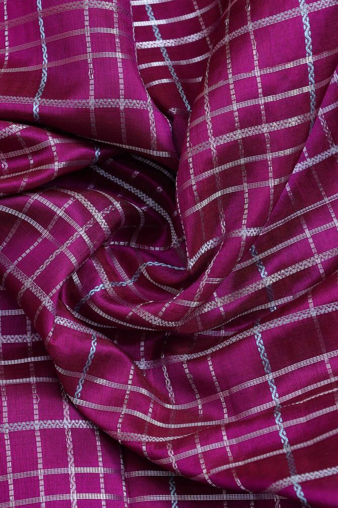 GREEN LEAF CHECKS PATTU SAREE