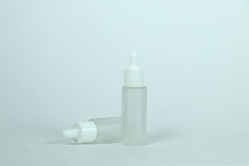 30ml Clear Frosted Zermet Bottle - Material: Glass
