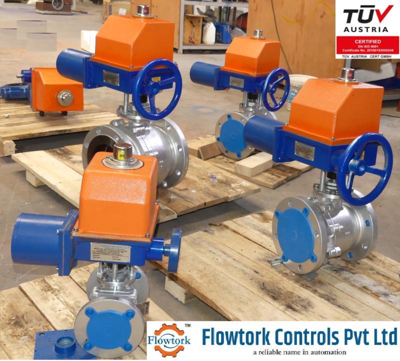 Motorized Ball Valve - Finish: Painted