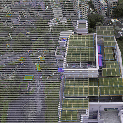 Solar On Grid - Color: Blue