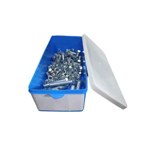 Blue plastic box